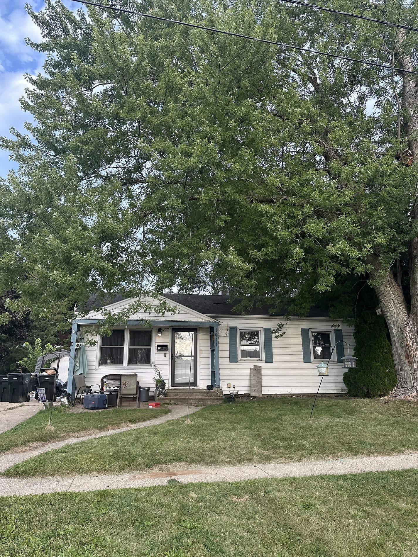Before damaged roof